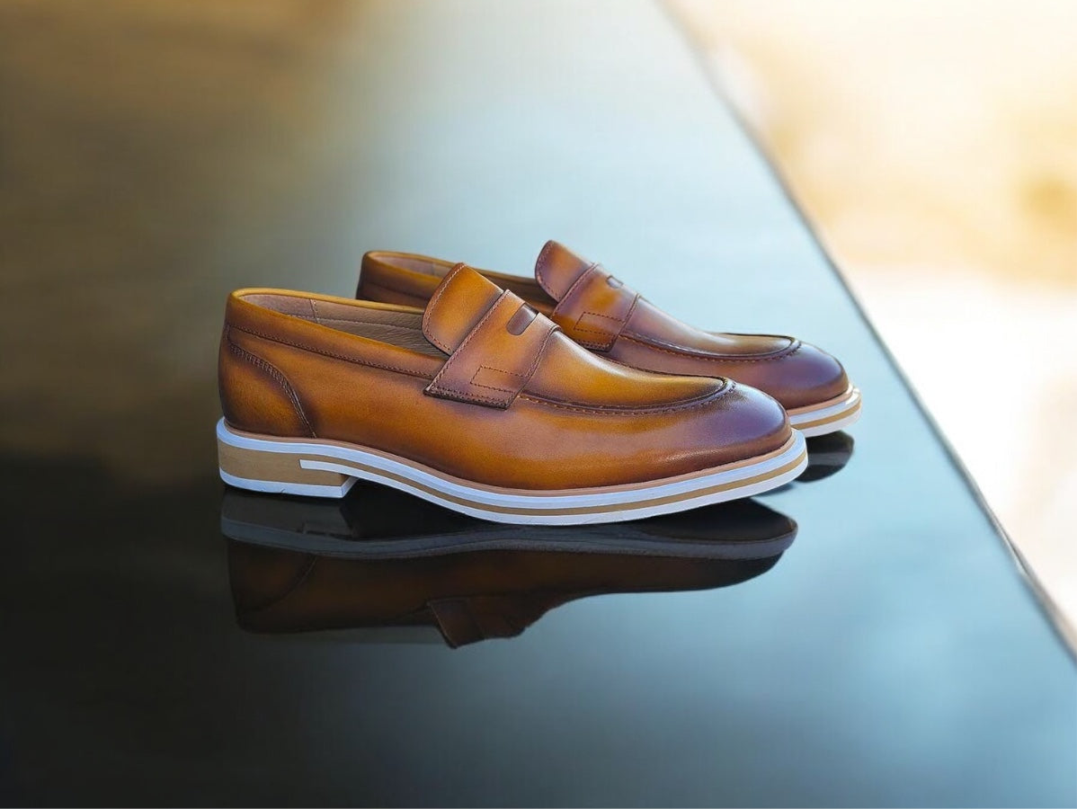 Duluth Premium Calfskin Penny Loafer (Cognac)