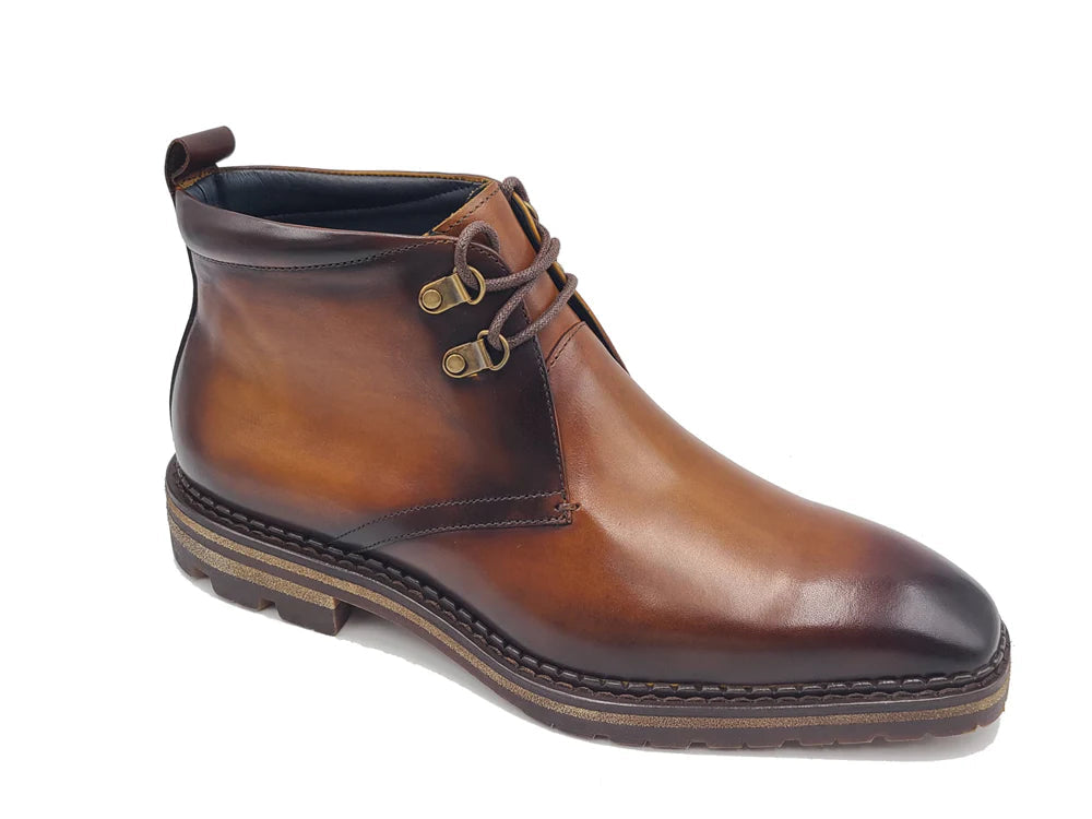 Tucker Premium Calfskin Chukka Boot with Lug Sole