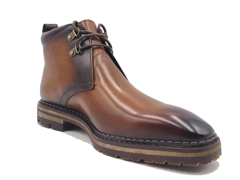 Tucker Premium Calfskin Chukka Boot with Lug Sole